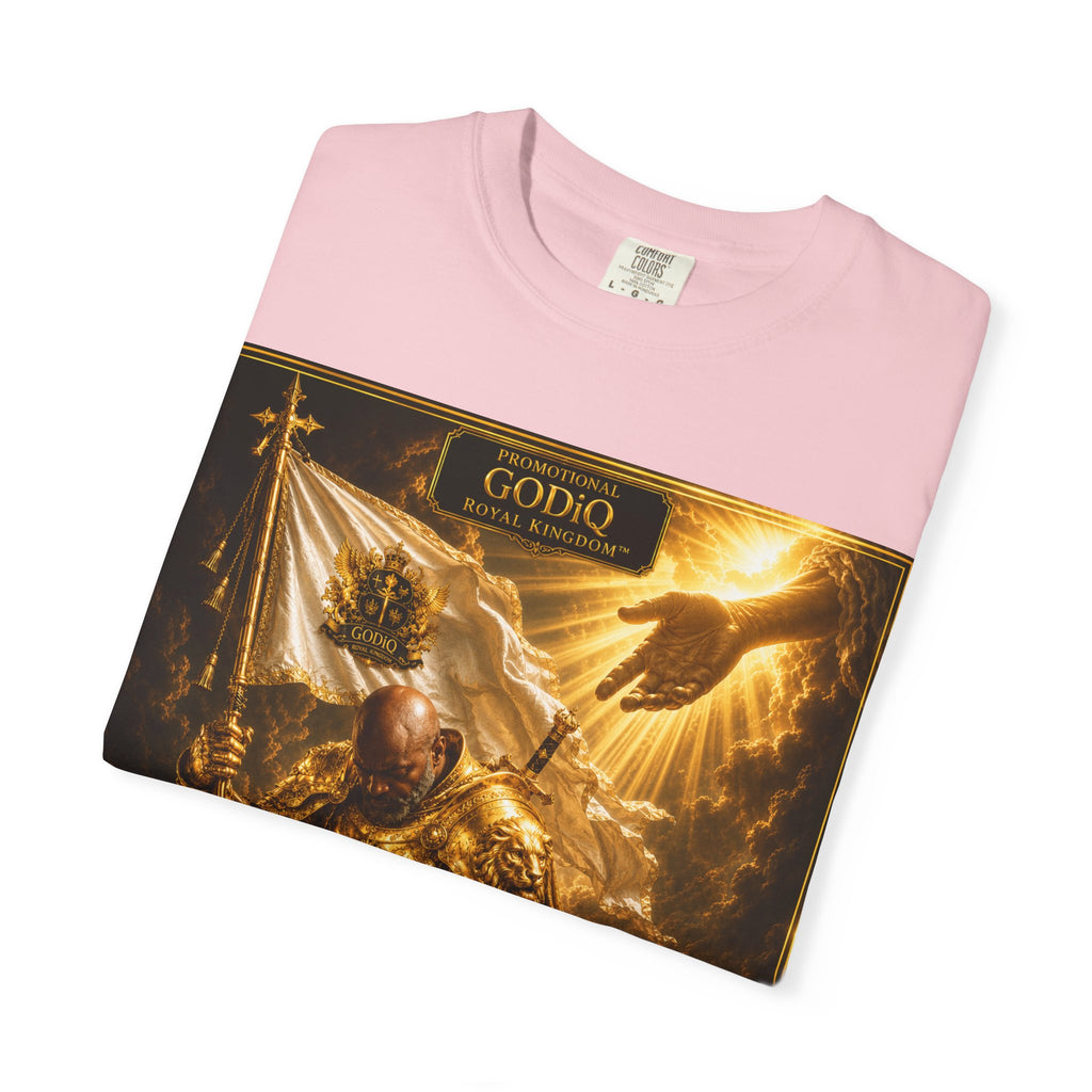 GODiQ Royal Kingdom™ "Navigating to Glory" Christian Book Cover T-Shirt – Premium Inspirational Author Tee | Sir Ron J. Brown Prophetic Memoir | Comfort Colors® 1717