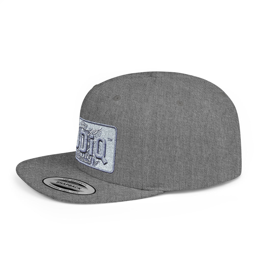 GODiQ Royal Kingdom™ Urban Armor Wear™ Sparkle Sequin GODiQ™ Patch Flat Bill Snapback | Luxury Christian Streetwear Cap