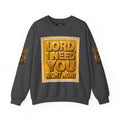 GODiQ Royal Kingdom™ "Lord I Need You Right Now" Crewneck Sweatshirt | Luxury Christian Graphic Sweatshirt | Premium Faith Streetwear | Gold Script Gospel Apparel