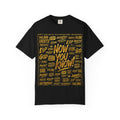 GODiQ Royal Kingdom™ Urban Armor Wear – "Now You Know" 18K Gold Graphic Unisex T-shirt