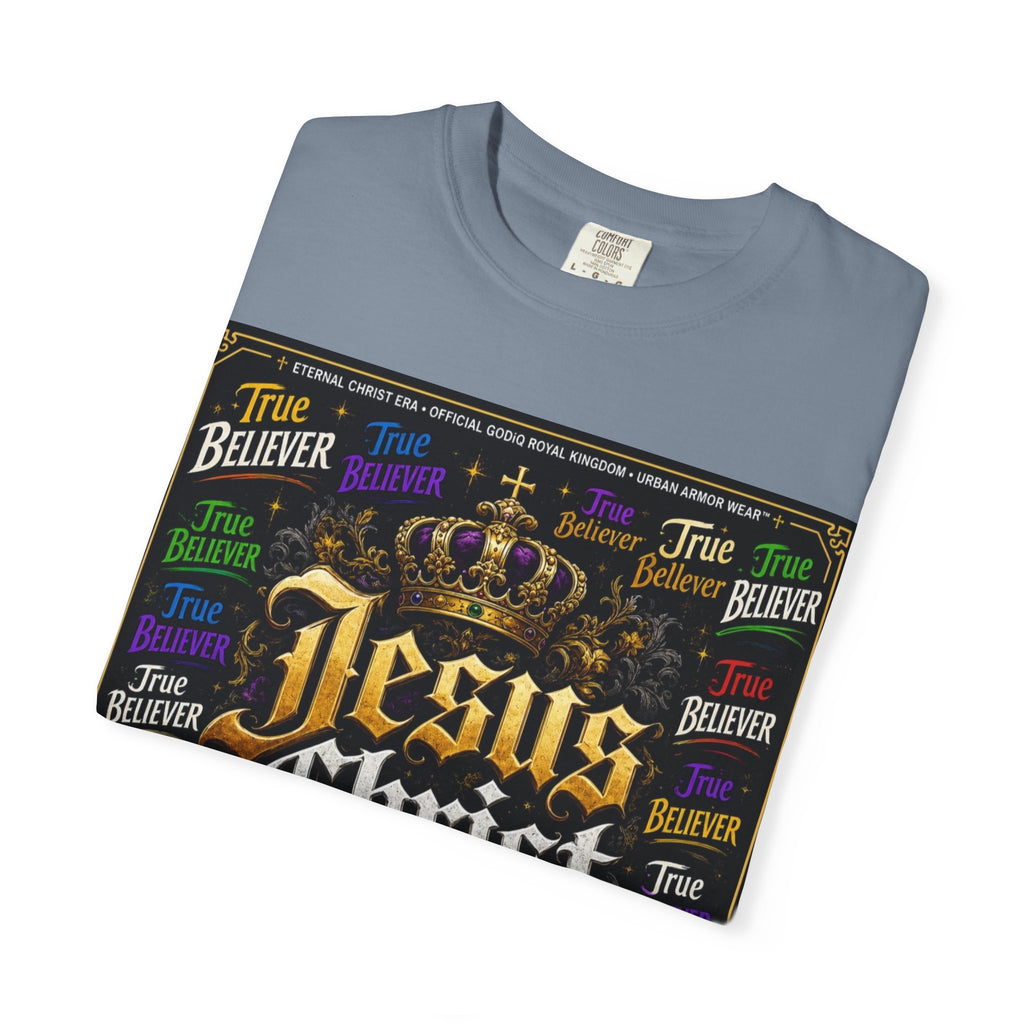 GODiQ Royal Kingdom - Urban Armor Collection - Jesus Christ Crown Graphic T‑Shirt