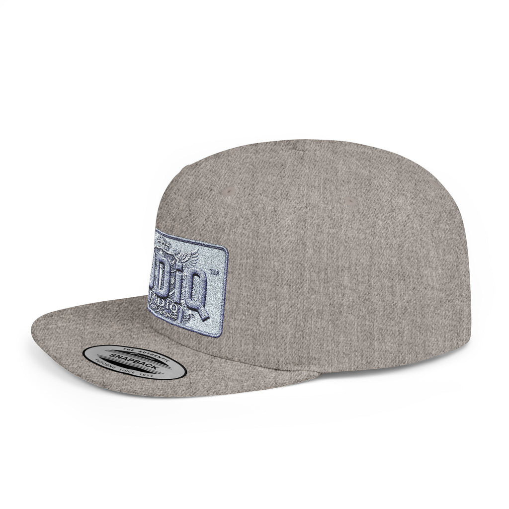 GODiQ Royal Kingdom™ Urban Armor Wear™ Sparkle Sequin GODiQ™ Patch Flat Bill Snapback | Luxury Christian Streetwear Cap