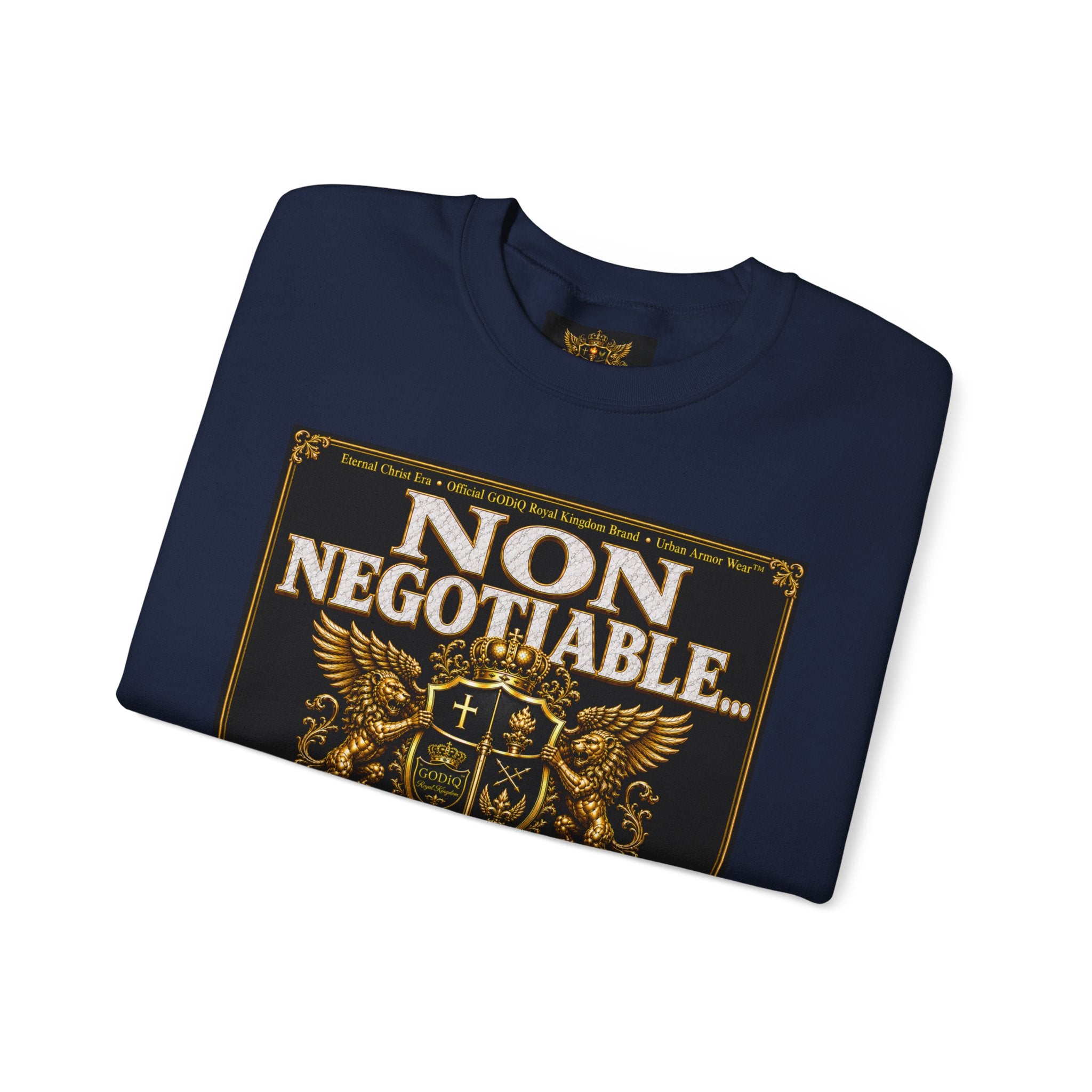 Faith Statement Sweatshirt - "Non Negotiable: Soul Sold Out For God" Crewneck