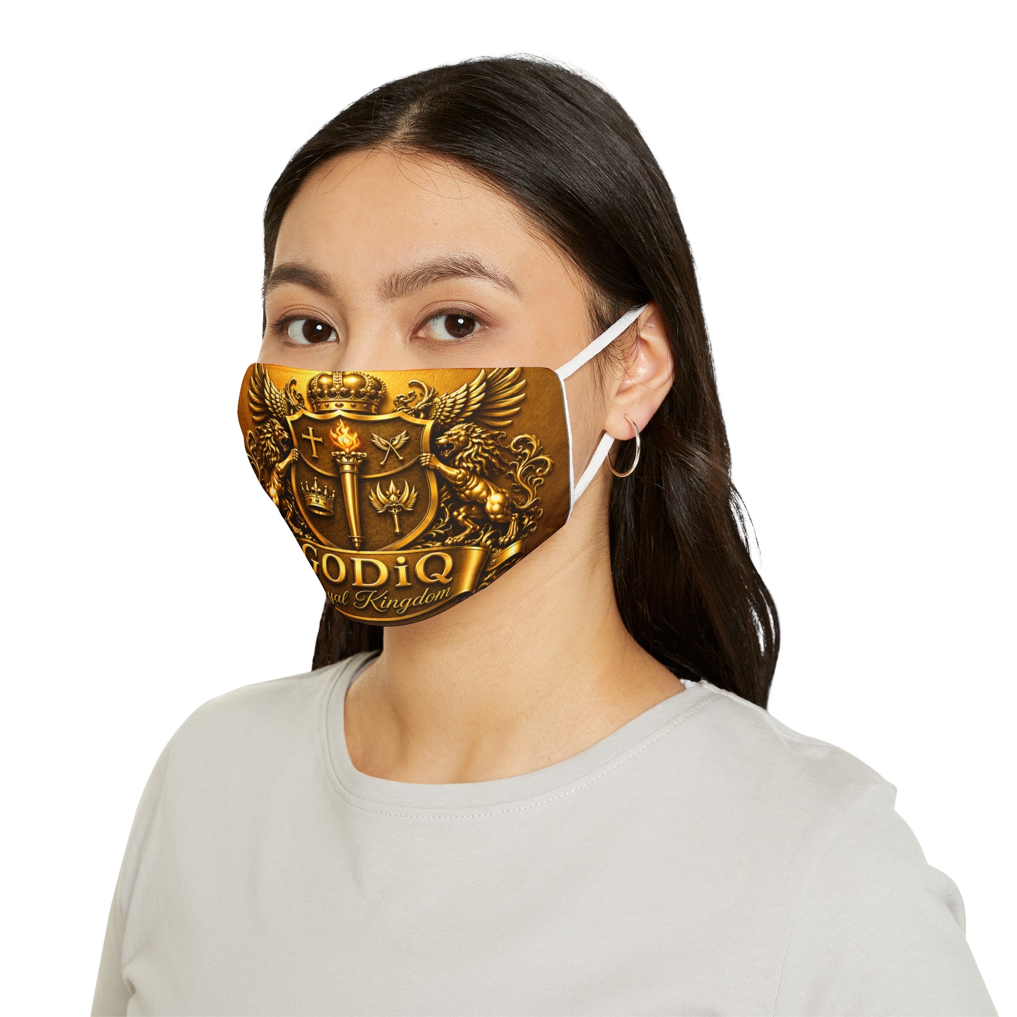 GODiQ™ "No Weapon Formed Against Me" Christian Face Mask – Luxury Faith Shield | Urban Armor Wear™ Premium Snug-Fit Mask