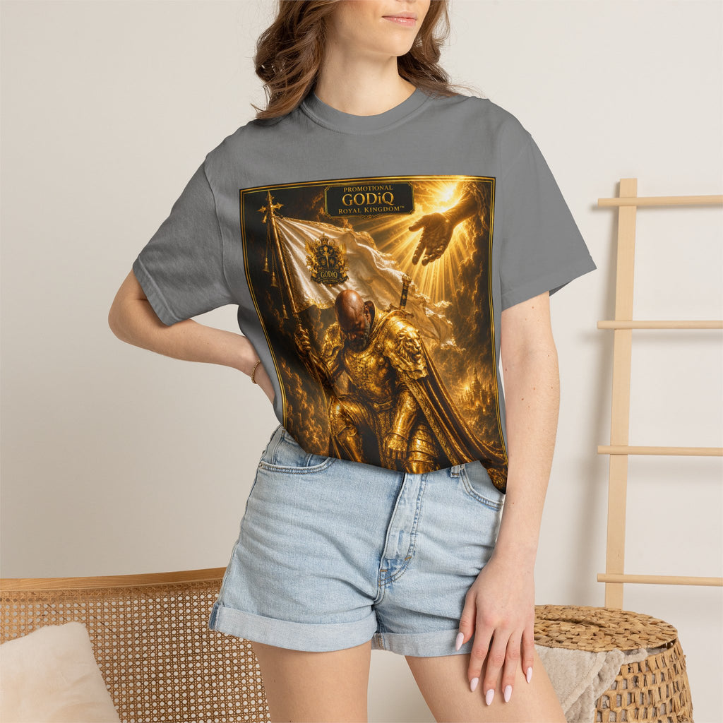 GODiQ Royal Kingdom™ "Navigating to Glory" Christian Book Cover T-Shirt – Premium Inspirational Author Tee | Sir Ron J. Brown Prophetic Memoir | Comfort Colors® 1717