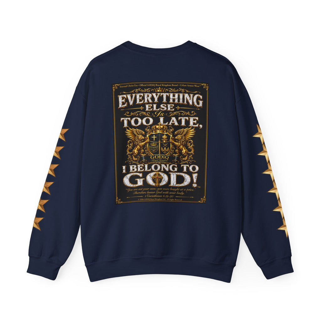 Faith Statement Sweatshirt - "Non Negotiable: Soul Sold Out For God" Crewneck