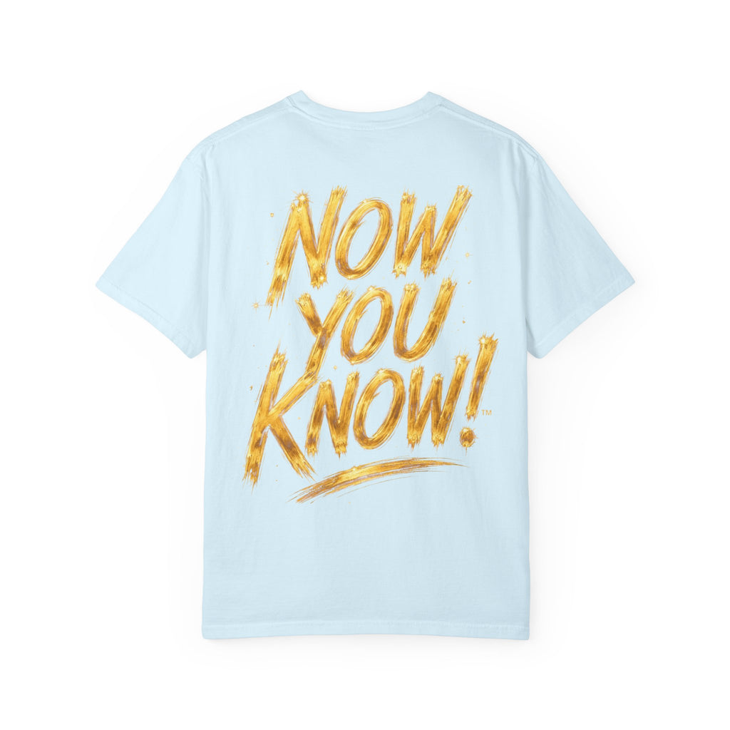 GODiQ Royal Kingdom™ Urban Armor Wear – "Now You Know" 18K Gold Graphic Unisex T-shirt