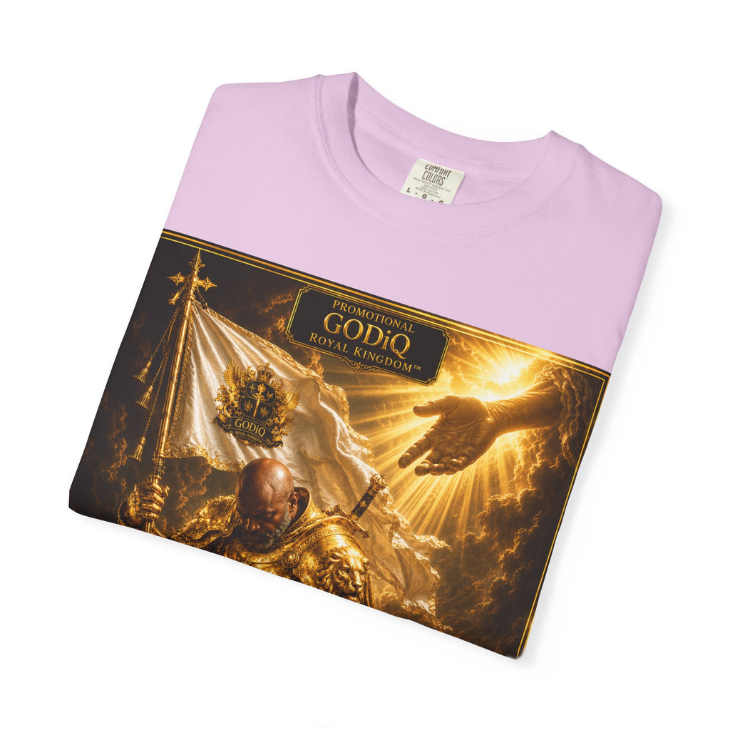 GODiQ Royal Kingdom™ "Navigating to Glory" Christian Book Cover T-Shirt – Premium Inspirational Author Tee | Sir Ron J. Brown Prophetic Memoir | Comfort Colors® 1717