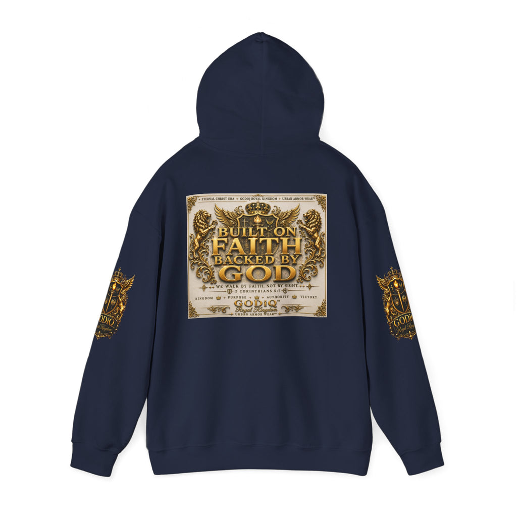 GODiQ™ Royal Kingdom Signature Crest Hoodie – Urban Armor Wear™ Luxury Christian Hoodie | Premium Faith Streetwear Christian Streetwear