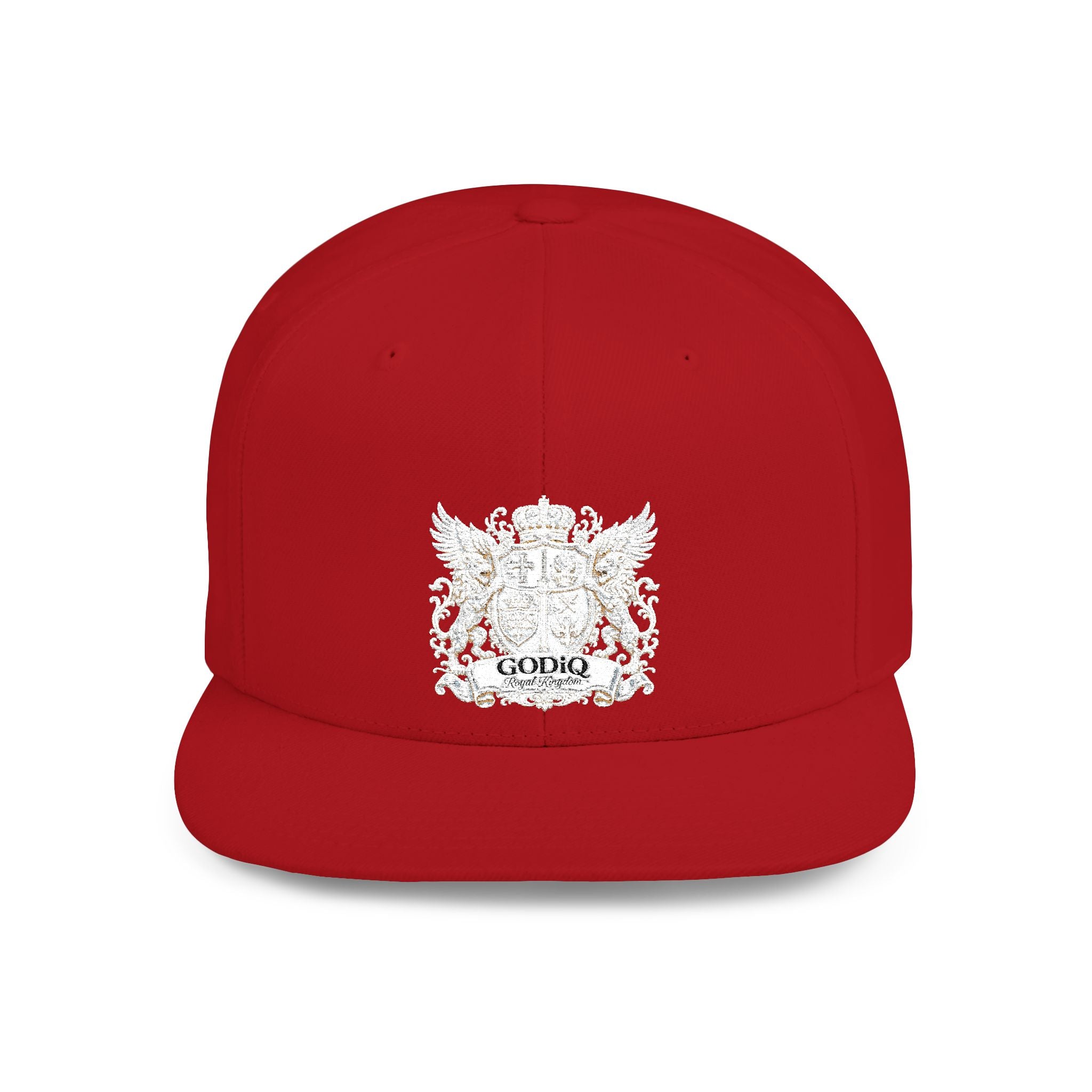 GODiQ Pearl Crest Hat Luxury Pearl Satin White Heritage Crest Cap| Premium Christian Streetwear