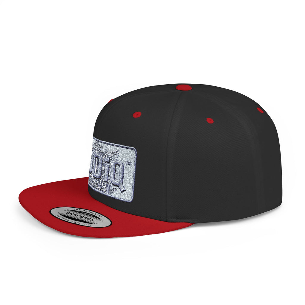 GODiQ Royal Kingdom™ Urban Armor Wear™ Sparkle Sequin GODiQ™ Patch Flat Bill Snapback | Luxury Christian Streetwear Cap