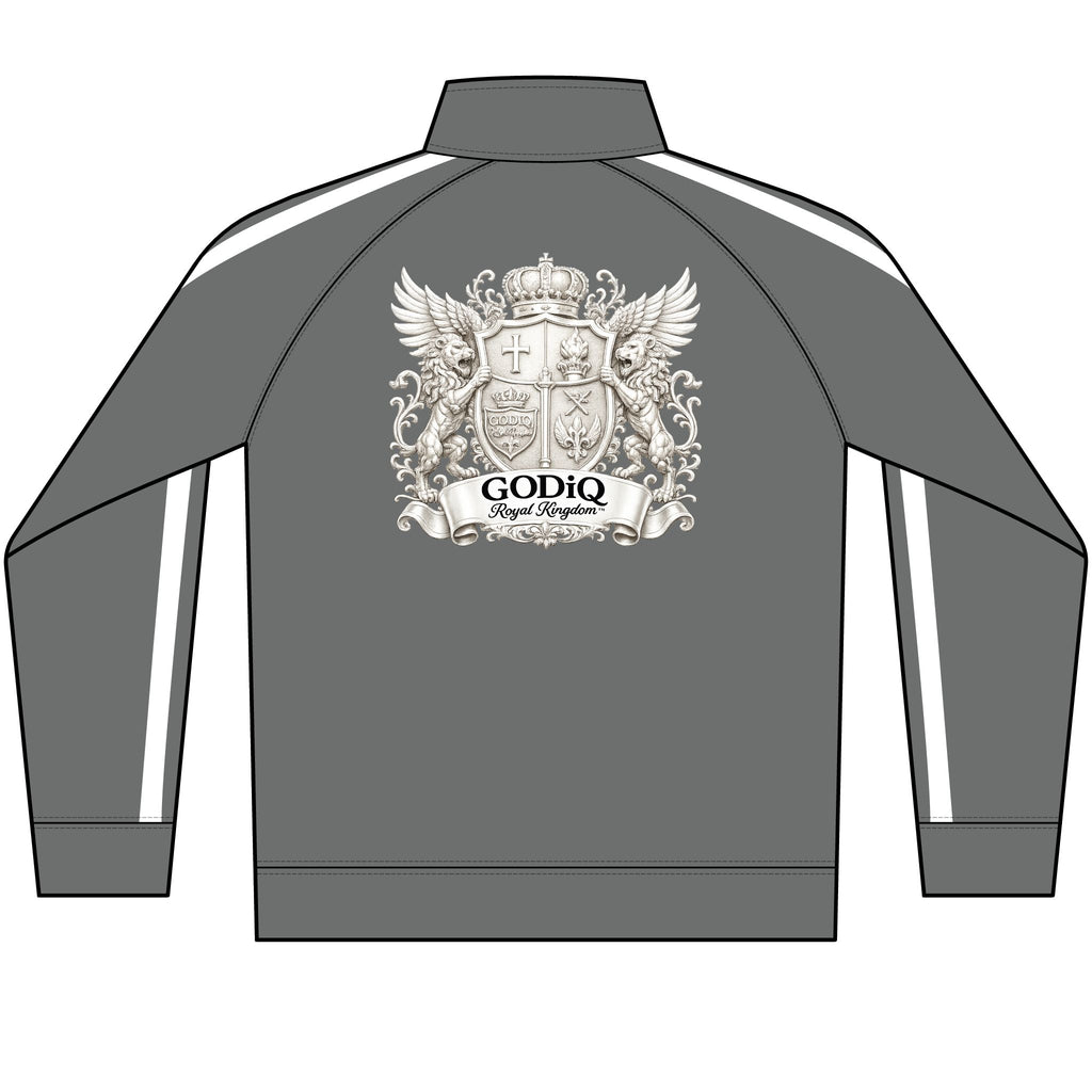 GODiQ Men's Lightweight Poly-Tech Full-Zip Track Jacket