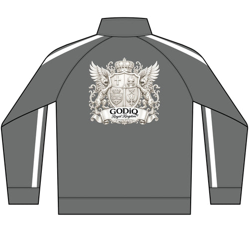 GODiQ Men's Lightweight Poly-Tech Full-Zip Track Jacket