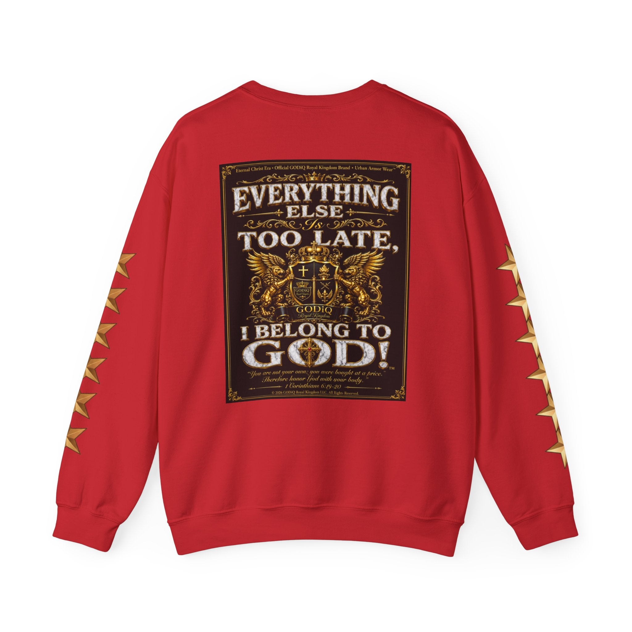 Faith Statement Sweatshirt - "Non Negotiable: Soul Sold Out For God" Crewneck