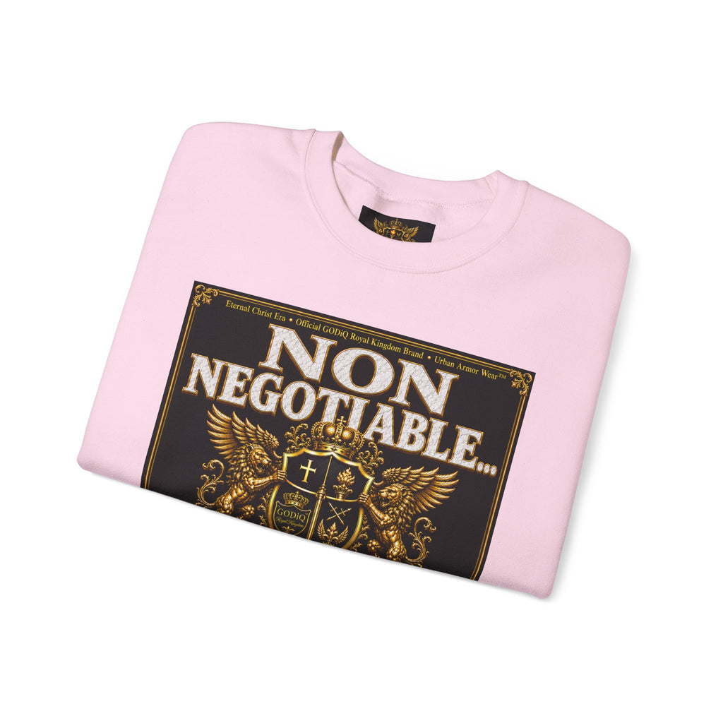 Faith Statement Sweatshirt - "Non Negotiable: Soul Sold Out For God" Crewneck
