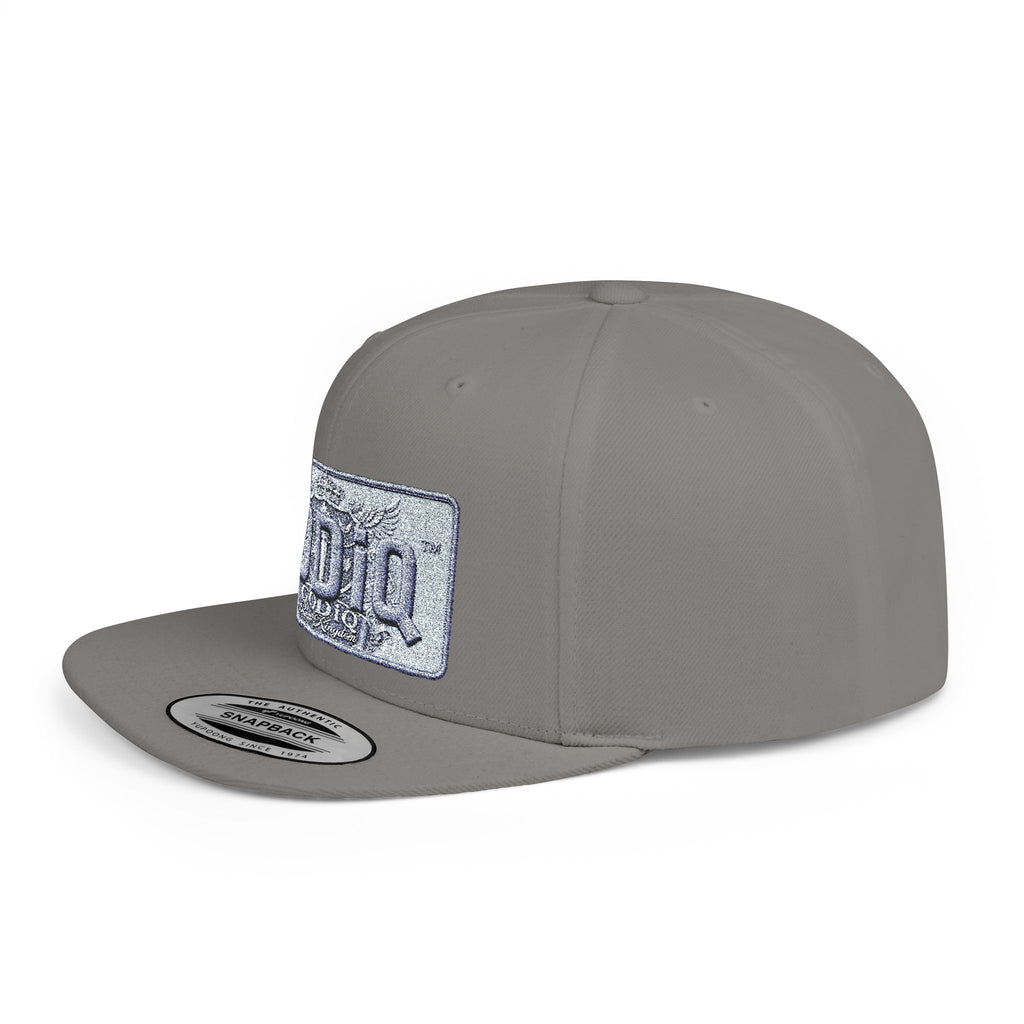 GODiQ Royal Kingdom™ Urban Armor Wear™ Sparkle Sequin GODiQ™ Patch Flat Bill Snapback | Luxury Christian Streetwear Cap
