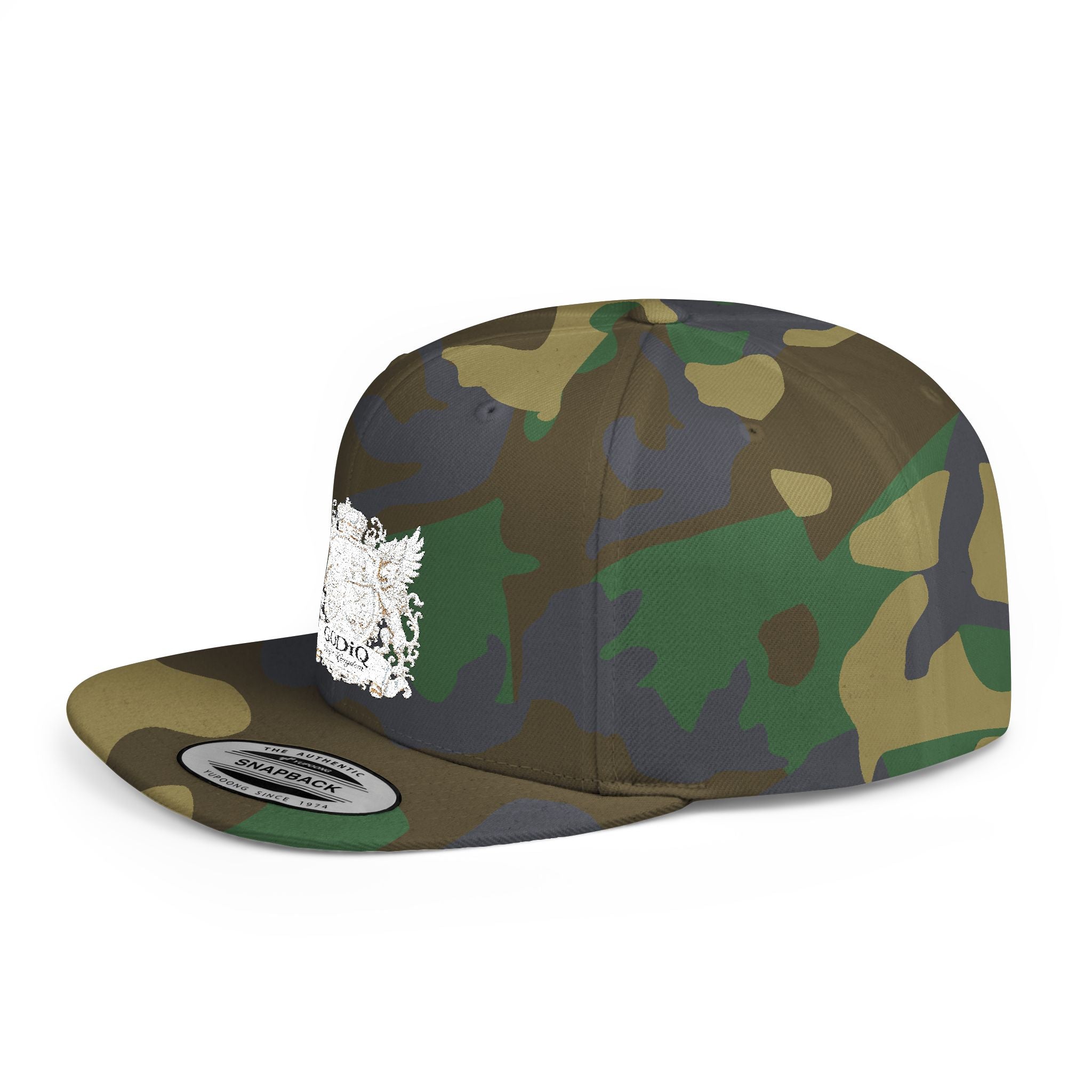 GODiQ Pearl Crest Hat Luxury Pearl Satin White Heritage Crest Cap| Premium Christian Streetwear