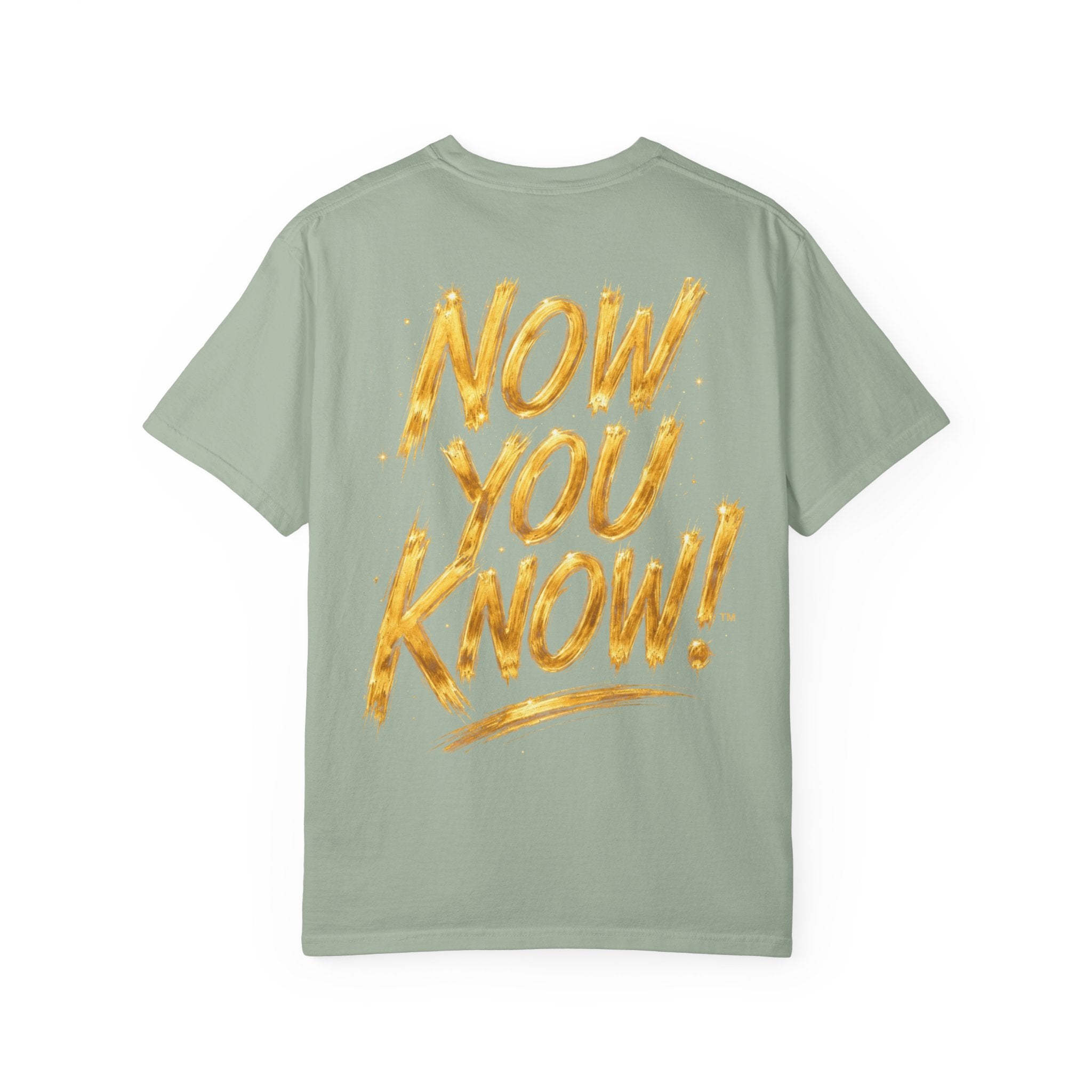 GODiQ Royal Kingdom™ Urban Armor Wear – "Now You Know" 18K Gold Graphic Unisex T-shirt