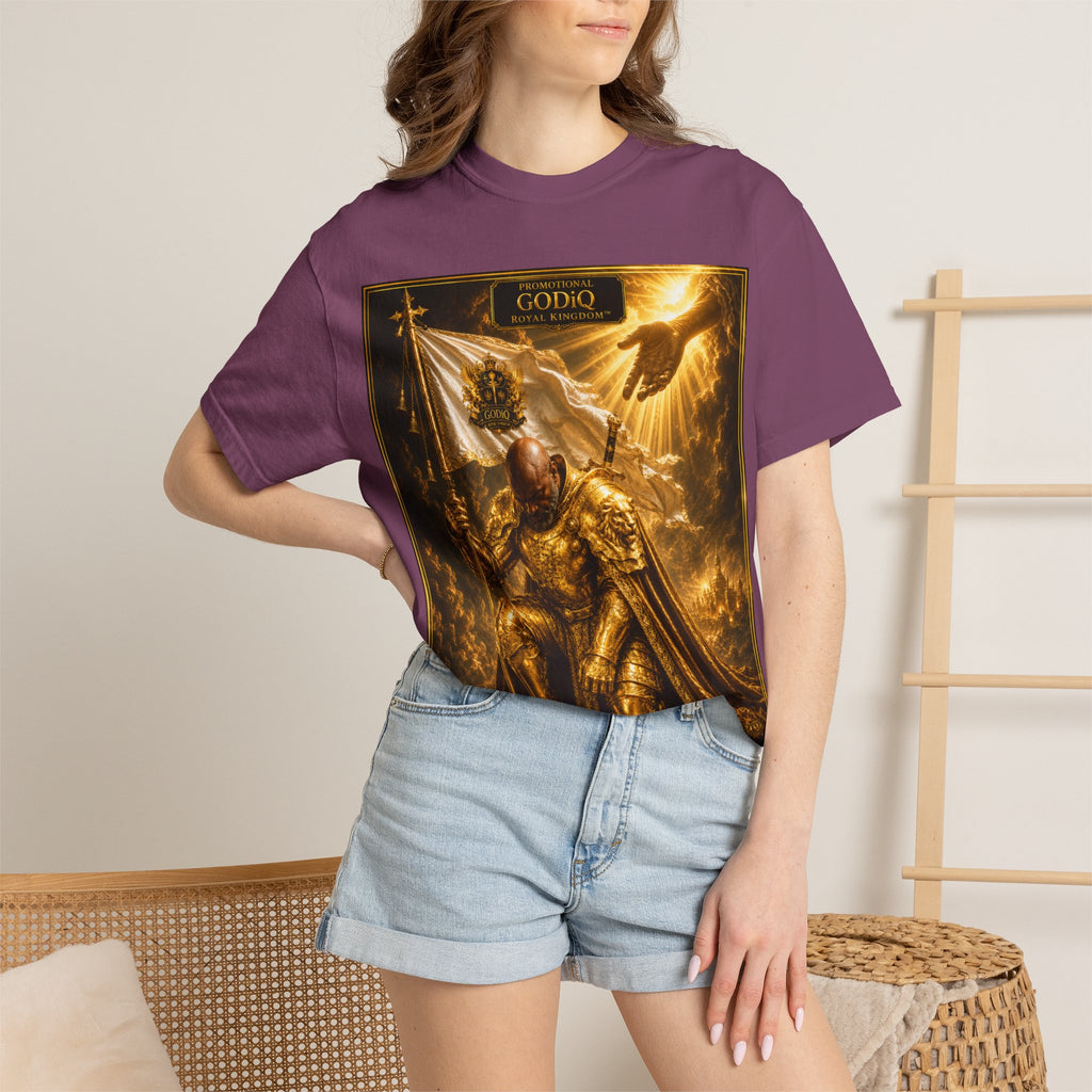 GODiQ Royal Kingdom™ "Navigating to Glory" Christian Book Cover T-Shirt – Premium Inspirational Author Tee | Sir Ron J. Brown Prophetic Memoir | Comfort Colors® 1717