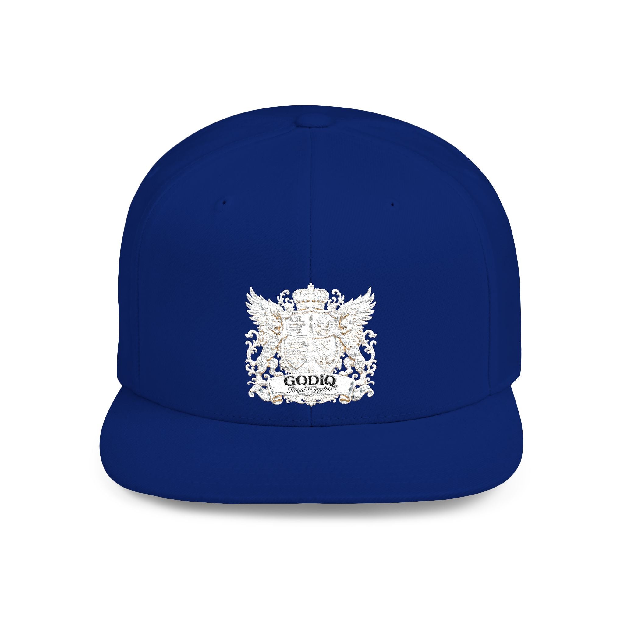 GODiQ Pearl Crest Hat Luxury Pearl Satin White Heritage Crest Cap| Premium Christian Streetwear