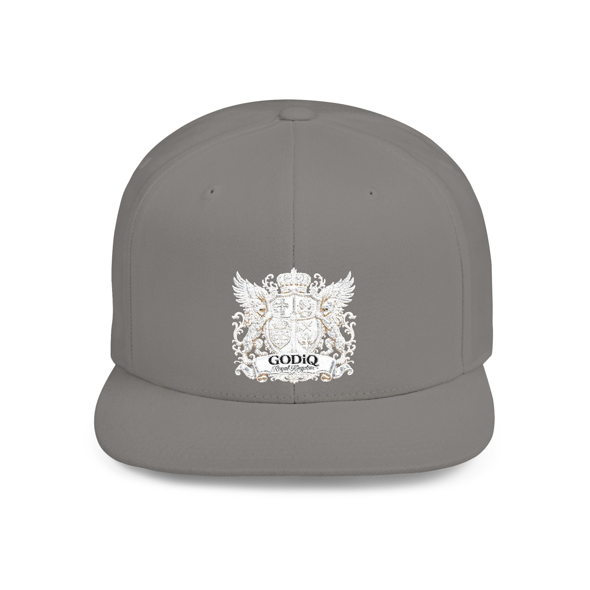 GODiQ Pearl Crest Hat Luxury Pearl Satin White Heritage Crest Cap| Premium Christian Streetwear