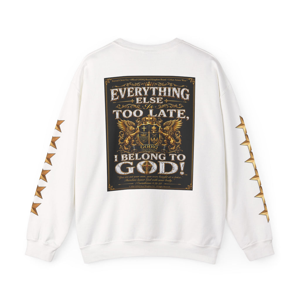Faith Statement Sweatshirt - "Non Negotiable: Soul Sold Out For God" Crewneck