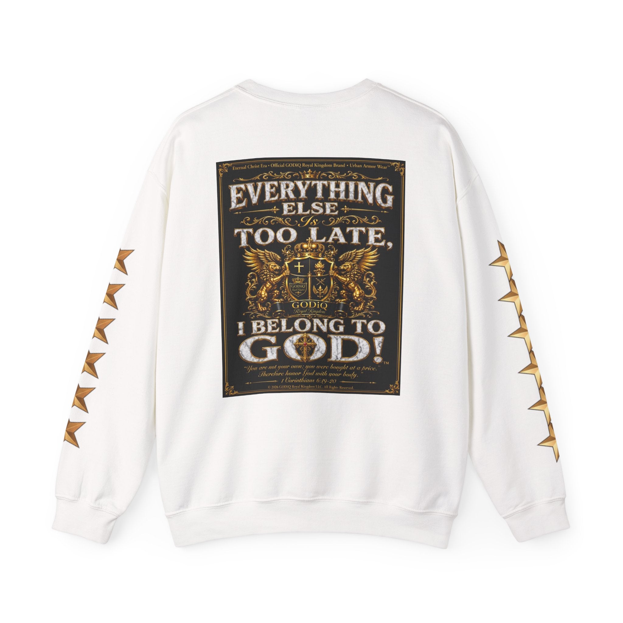 Faith Statement Sweatshirt - "Non Negotiable: Soul Sold Out For God" Crewneck