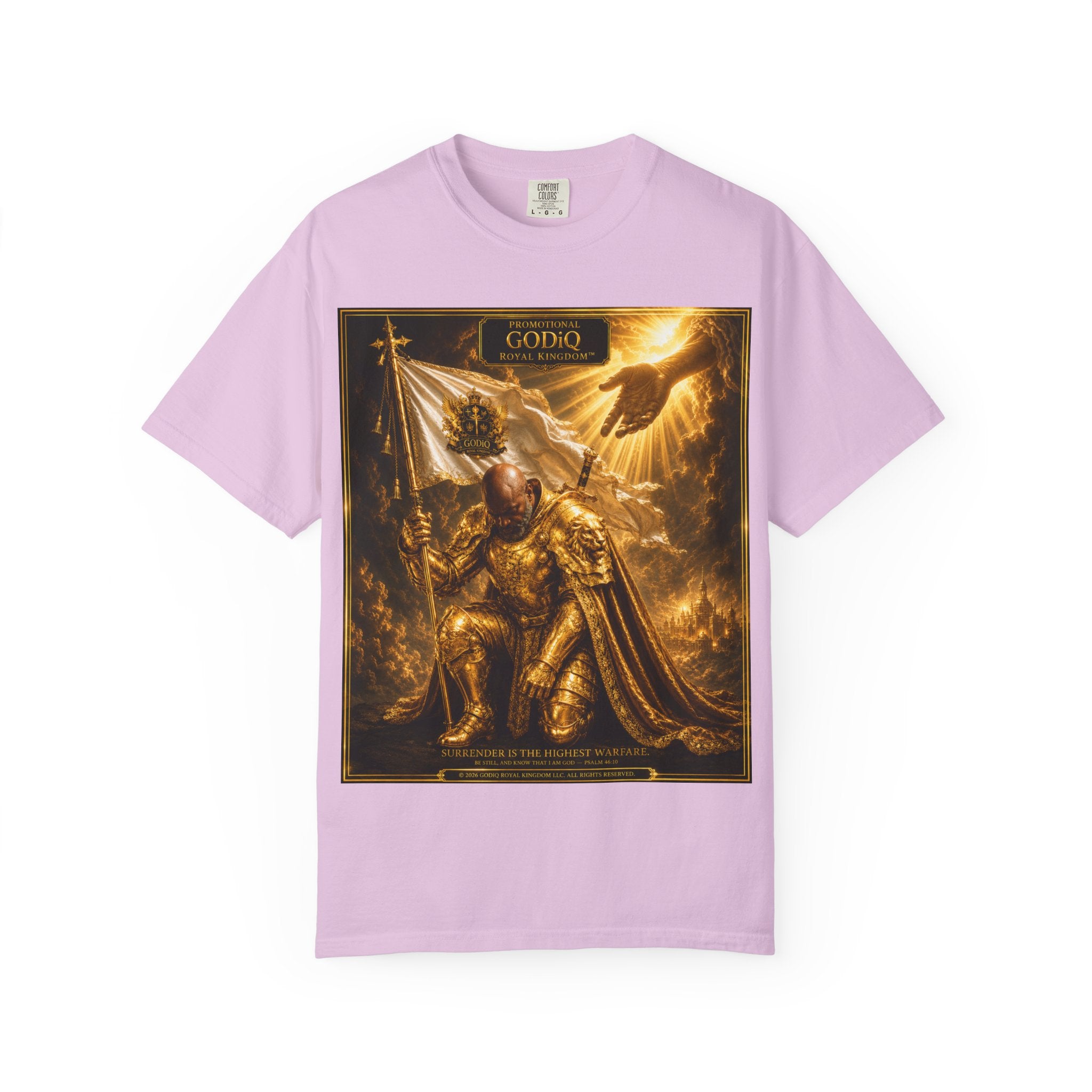 GODiQ Royal Kingdom™ "Navigating to Glory" Christian Book Cover T-Shirt – Premium Inspirational Author Tee | Sir Ron J. Brown Prophetic Memoir | Comfort Colors® 1717