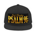 Psalm 91™ Snapback Hat – Luxury Gold Embossed Christian Baseball Cap | Premium GODiQ Royal Kingdom™ Urban Armor Wear | Faith-Based Streetwear