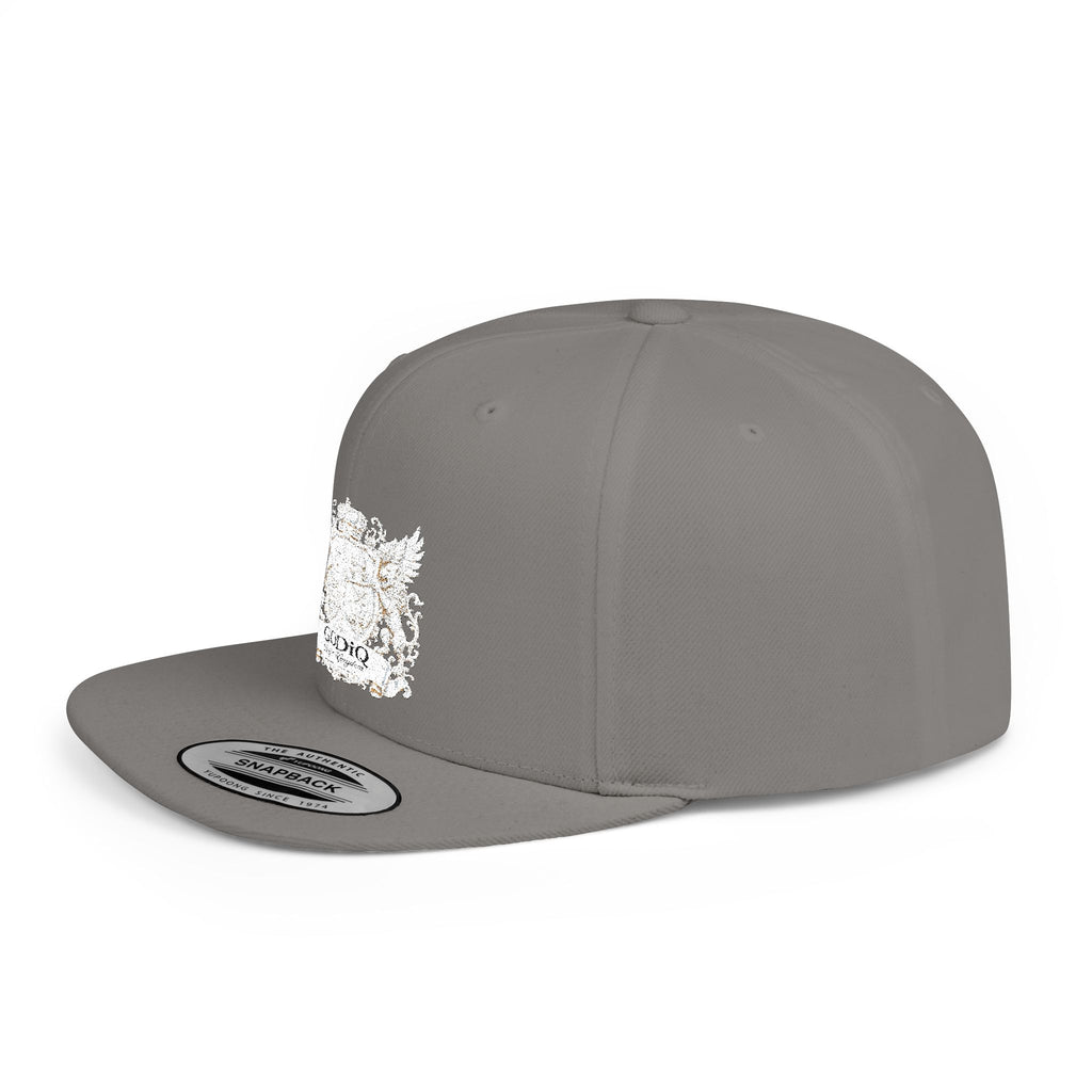 GODiQ Pearl Crest Hat Luxury Pearl Satin White Heritage Crest Cap| Premium Christian Streetwear