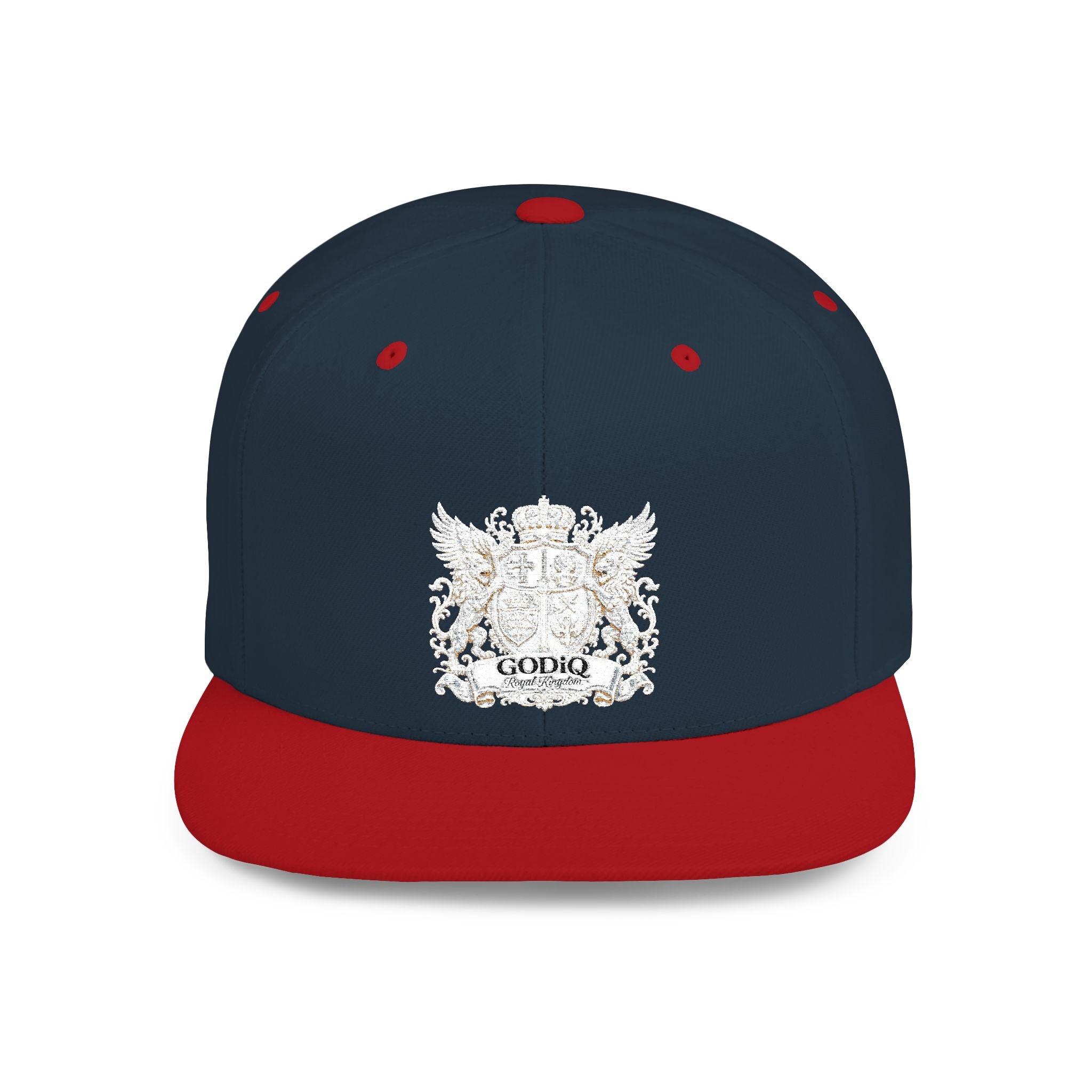 GODiQ Pearl Crest Hat Luxury Pearl Satin White Heritage Crest Cap| Premium Christian Streetwear