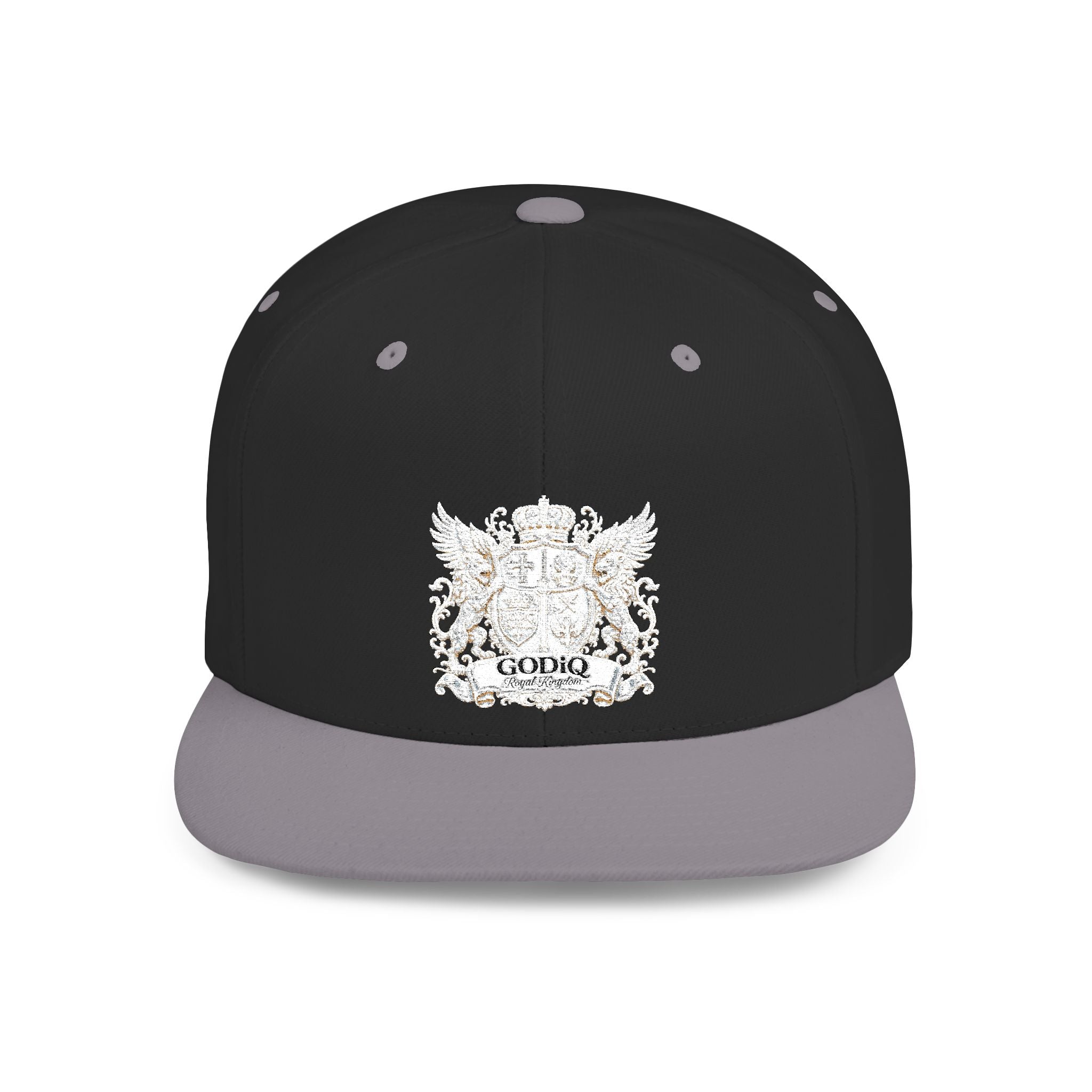 GODiQ Pearl Crest Hat Luxury Pearl Satin White Heritage Crest Cap| Premium Christian Streetwear