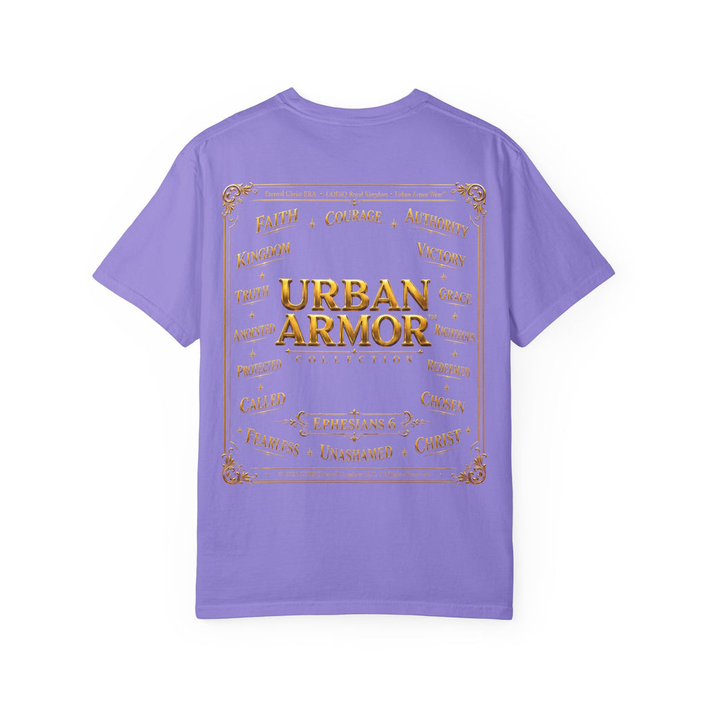 GODiQ™ Royal Crest T-Shirt – Urban Armor™ Premium Christian Faith Graphic Tee | Luxury Kingdom Apparel