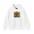GODiQ Royal Kingdom™ Premium White Heavy Blend Hoodie – Luxury Christian Streetwear | Urban Armor Wear™ Faith Hoodie | Soft Fleece Pullover | Unisex Kingdom Apparel