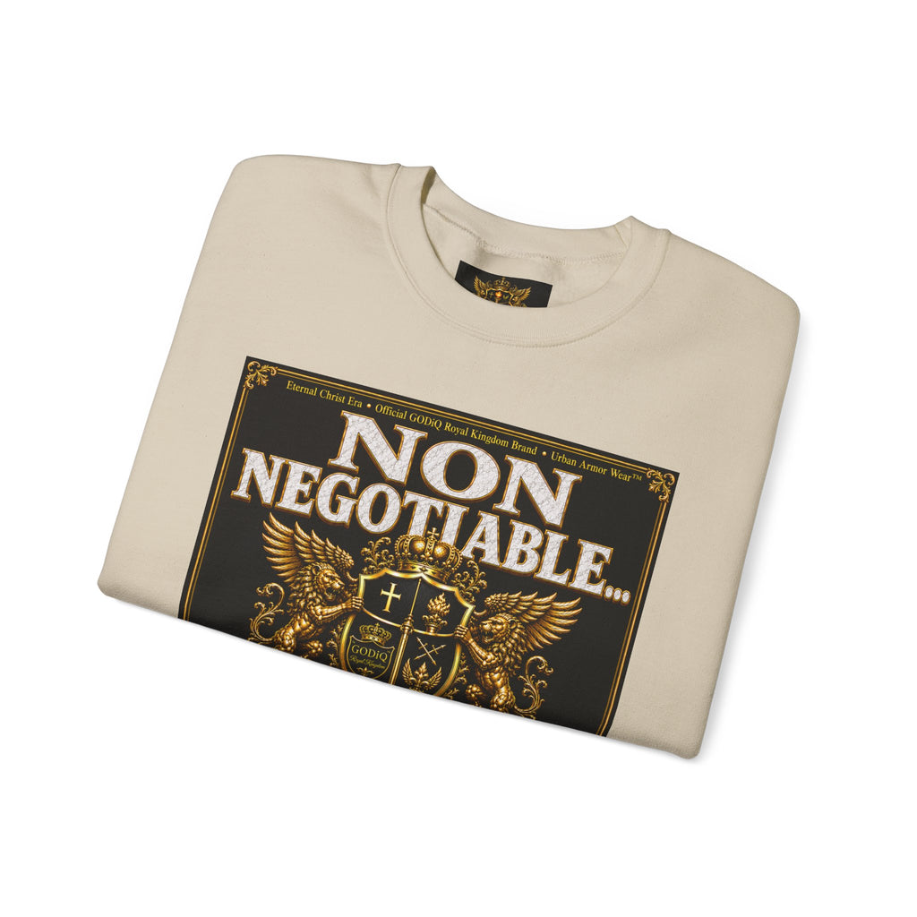 Faith Statement Sweatshirt - "Non Negotiable: Soul Sold Out For God" Crewneck